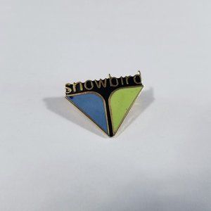 Snowbird ski resort enamel pin
